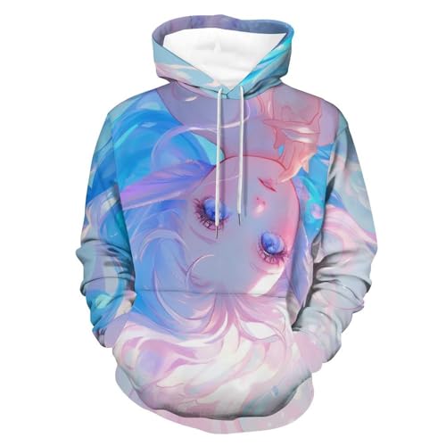Pullover chat noir étoilé unissexe sweat à capuche manches longues S
