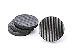 Lil Grippers Round Furniture Pads - Keep Furniture Where it Belongs! (3 Inch) 4 Pack