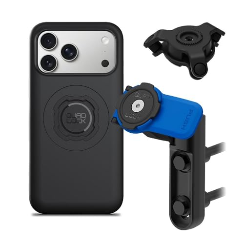 Image of Quad Lock Brake /Clutch Motorcycle Phone Mount with Vibration Dampener and MAG Phone Case for iPhone 17 Pro Max