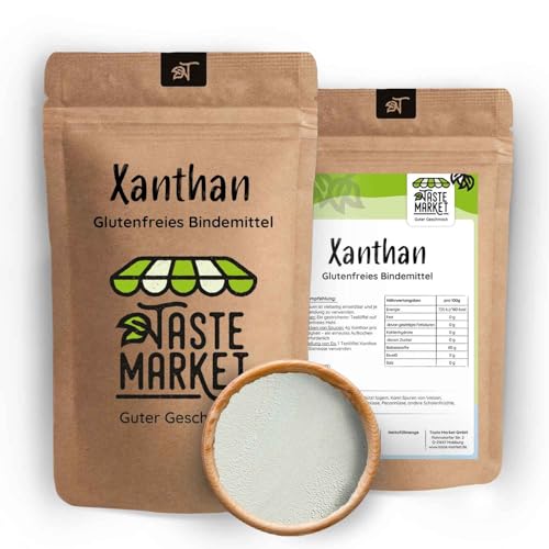 Xanthan Gum 100 g Glutenfrei natürliches Bindemittel Vegan für Herstellung von Speiseis, Kuchen, Saucen Xanthangummi von Taste Market