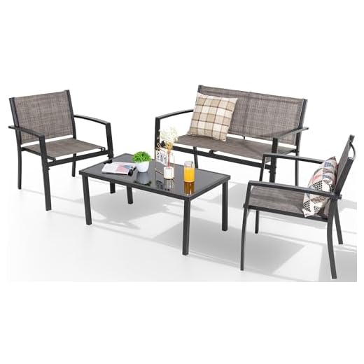 Shintenchi 4-Piece Outdoor Furniture Set