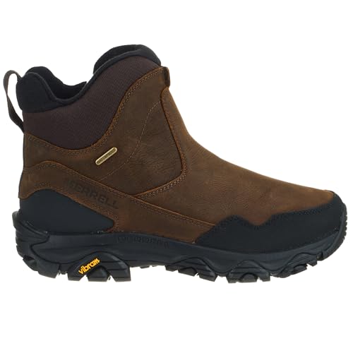 Merrell Men's Coldpack 3 Thermo Tall Zip Waterproof Snow Boot, New Earth, 12 Wide