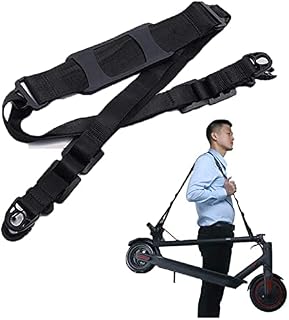 KINGWON Scooter Shoulder Strap Portable Weight Lifting Carrying Belt Suitable for Kids Bikes Foldable Bicycle Xiaomi Mijia M365 Electric Scooter,Black
