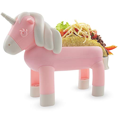 VEZNA Unicorn Double Taco Stand Server Holder Plate Divider Toys Cute Gifts Fun