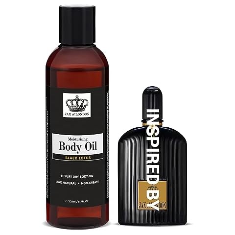 Jax of London 200ml Black Lotus Body Oil Cover