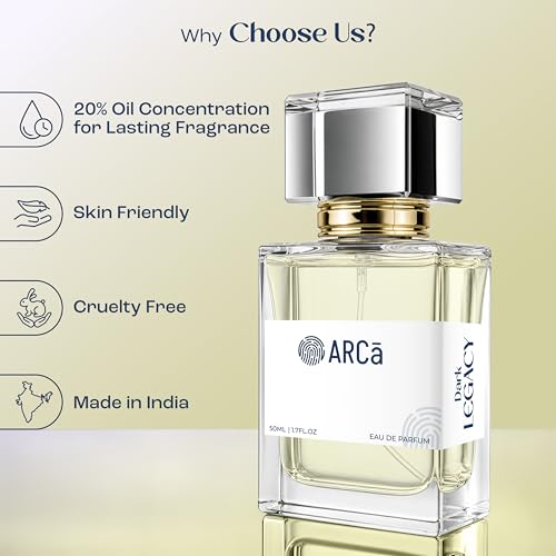 Image of ARCa Dark Legacy Eau De Parfum 50ml | Woody & Fruity Fragrance Perfume for Men & Women | Long Lasting Premium Unisex Perfume | Skin Friendly Luxury Scent | Eau De Parfum