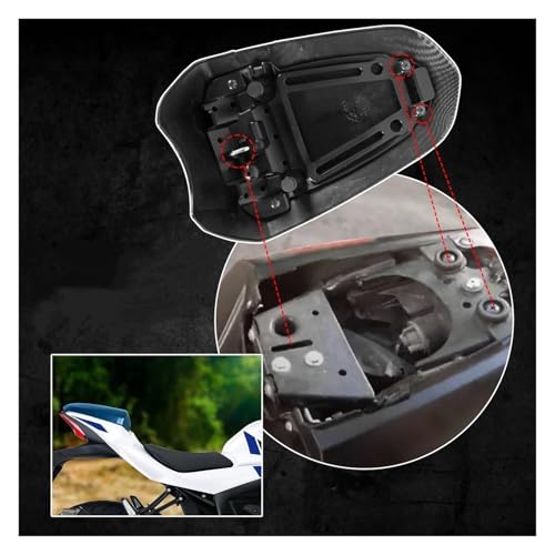 Couverture siege moto GSXS150 pour supprimer selle arriere usee et bouger - 5
