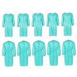 Hilai Einweg Isolationskleider Nicht gewebtes Krankenhausschutz Klage Sicherheitsisolation Kleidung 10pcs Dungarees & Overalls