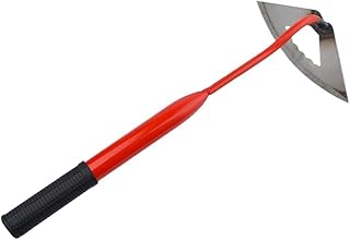 Enxadas de Jardim Ferramenta de Capina Ferramenta Manual de Aço Enxada de Plantio de Jardim Enxada de Aço Portátil Remoção de Ervas Daninhas e Afrouxamento do Solo Ferramenta de (2)