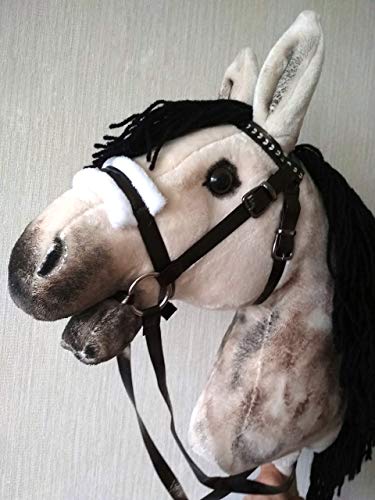 Dapple Hobby horse Stick horse for children Toy horse on stick