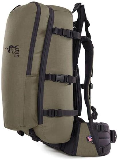 Stone Glacier Approach 2800 Pack with Krux Frame, 2800+ Cubic Inches, Tripod & Spotting Scope Pocket, Ranger Medium (50116-RG-M)