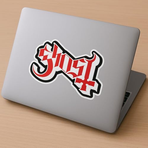 Image of Ghost Vinyl Sticker for Cars Laptops Tablets Skateboard Window - Black (Black) Size: 6 inch