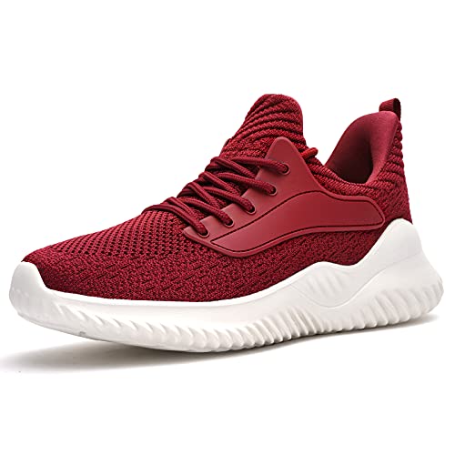 Image of Akk Womens Walking Shoes - Slip On Tennis Running Shoes Memory Foam Lightweight Work Sneakers for Indoor Outdoor Gym