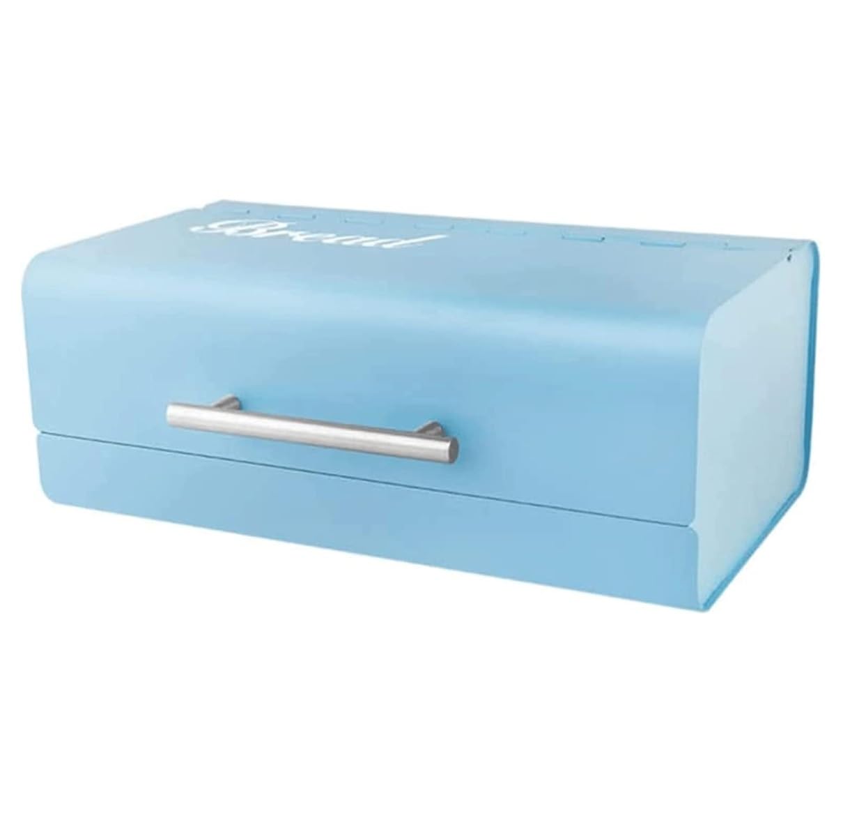 MHbdfsxz Bread Container Storage Bin Metal Bread Box Bin Multifunctional Storage For Snack Decor Cookies Pastries(Blue)
