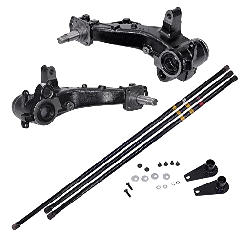 BESTPRICE 2x Fusées de suspension arrière, 3x Barra de torsión essieu arrière, 2x Leviers de barre antiroulis Compatible avec PEUGEOT 206 CC (2D)