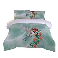 Oduo Parure De Lit 3 Pièces, 1-2 Personnes Sets De Housses De Couettes - Ensemble De Literie Avec Housse De Couette Et Taies D'oreiller Pour Adulte
