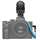 Sennheiser MKE 400 + Mobilgeräte-Set | Direktionales Kamera-Direktmikrofon mit Smartphone-Klemme und Manfrotto PIXI Mini-Stativ (509257)
