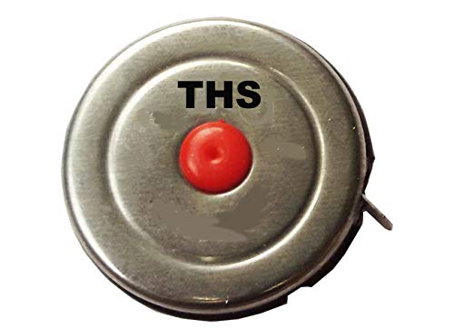 THS TAHER HARDWARE Metal Self Retracting Long Measurement Tape Measure (Silver Tone, 2 m)