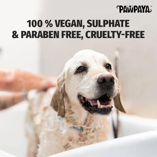 Image of Pawpaya Shampoo Pawpaya Shampoo for Dogs | Gentle Deep Cleansing Formula for Healthy Skin & Soft, Shiny Coat | Suitable for All Dog Breeds & Coat TypesDogs (Anti-Itch Shampoo)