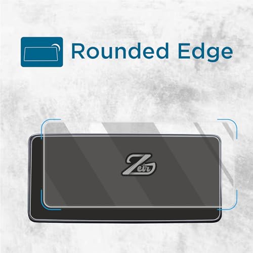 Image of ZEIR Screen Protector COMBO Compatible With SKODA SLAVIA 2024 | 10.1 INCH Infotainment & Digital Instrument Cluster | Scratch Guard Accessory for SALVIA [Not Tempered Glass]