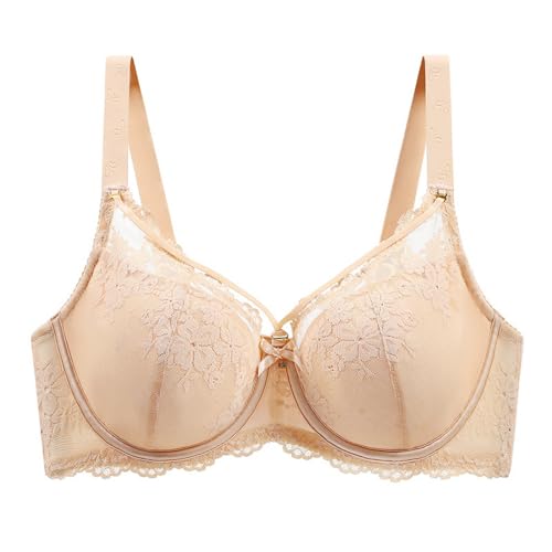 Soutien gorge grande taille minimiseur avec armature dentelle bonnet enveloppant