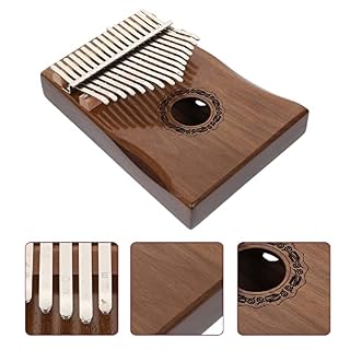 BIENKA 1 Set 17 Tons Finger Piano Thumb Piano Instrument de Musique utile Kalimba Piano – Image 2