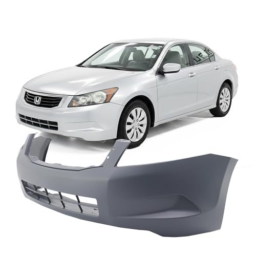 Image of FitParts Compatible with Honda Accord 2008-2010 Front Bumper Cover | Primed, Sedan, Ready to Paint, OEM 04711TA0A90ZZ, HO1000254
