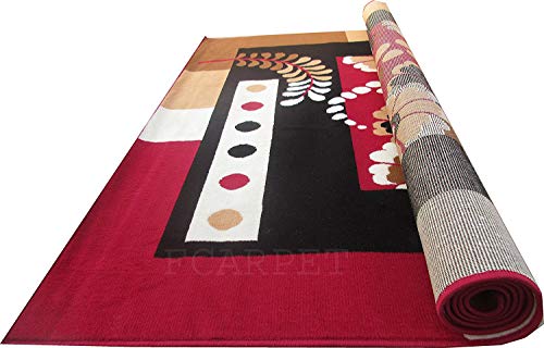 Image of Fine Wool Soft Touch Carpet (6X8 ft, Red)