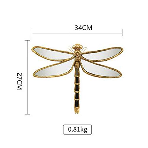 zenggp Hars vlinder/libelle spiegel wanddecoratie meisjes slaapkamer prachtige muurkunst dragonfly - Afbeelding 8