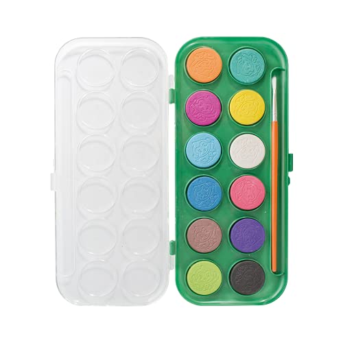 AQUARELA 12 CORES PCT/6 ESTOJOS LEOELEO