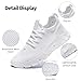 YRLTYO White Sneakers for Women Walking Tennis Running Sneakers Non Slip Gym Workout Athletic Lightweight Comfortable Fashion Sport Mesh Casual Shoe Size 7.5