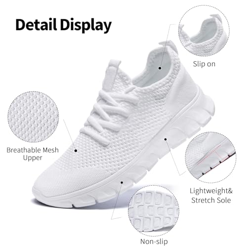 Womens Walking Shoes Running Tennis Sneakers Non Slip Gym Workout Athletic Lightweight Comfortable Fashion Sport Mesh Casual Shoe3