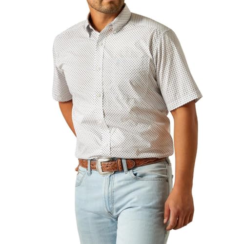 Ariat Men's Wrinkle Free Damien White Classic Shirt