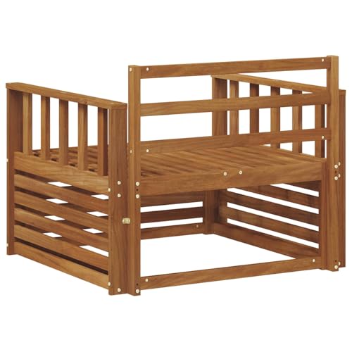 Canapé d'extérieur en bois d'acacia résistant 2 places - 5