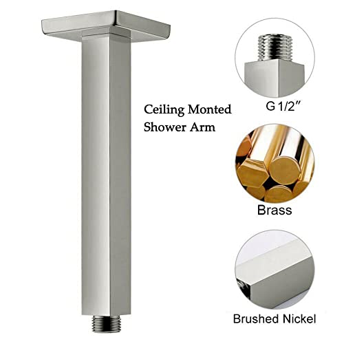 Robinet mélangeur d'eau chaude et froide avec valve de douche 12" - 6