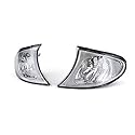 Klarglas Blinker Set Chrom passend für 3er BMW E46 Limousine Touring 01-05