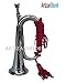 ARTIZANSTORE Cavalry Bugle | Musical Instrument Bugle in Silver | Embrace Civil War Era Nostalgia | Ideal Gift for 'Up' Fans and Collectors | Durable Brass with Colorful Rope Binding