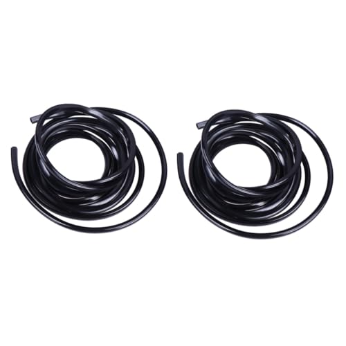 iplusmile 2pcs Flat Seal Slot Cover for Aluminum Profile Black Accessory for Printer Replacement for Old Seals Essential