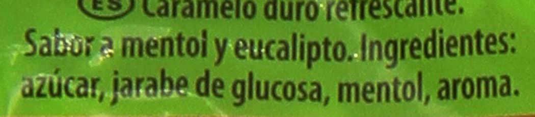 Halls Respiral Caramelos Sabor Mentol, Sin Gluten, Bolsa de 350 gr