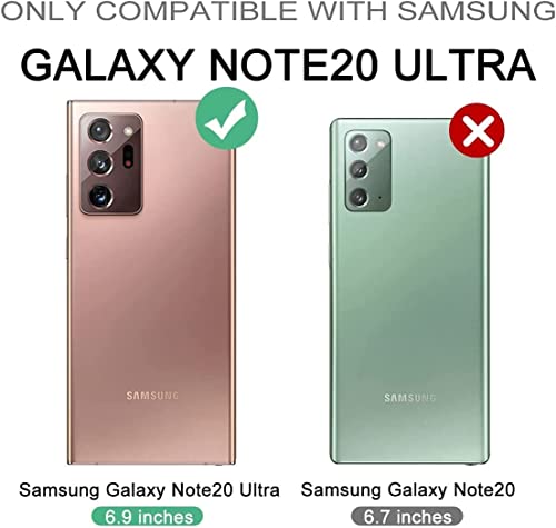 Coque Galaxy Note 20 Ultra métal rose finition galvanisée luxe