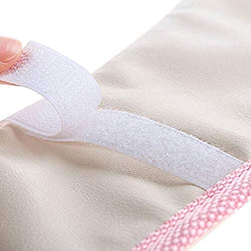 YLKCU 2 Stück weicher Badezimmer Toilettensitzbezug, Toilettensitzkissen Addensare sede di toletta del Rilievo Pulsante Colla Calda Sedile Rondella di addestramento Della toletta Sitzbezug Geeignet – Bild 5