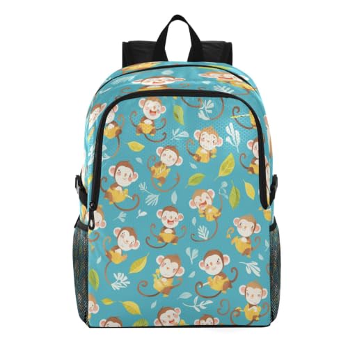 Sac à dos de randonnée pliable singe mignon contre la pluie et l'encombrement
