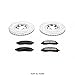Power Stop K2066 Front Z23 Carbon Fiber Brake Pads with Drilled & Slotted Brake Rotors Kit For Chevrolet Colorado, GMC Canyon, Isuzu i-, Isuzu i-290, Isuzu i-, Isuzu i-370 [Model Specific]