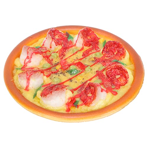 Kichvoe Pizza Modell Falsche Pizza Spielzeug Für Restaurant Party Deko Präsentationsset Für Kuchen Zuckerguss Und Fotografie Requisiten