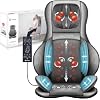 COMFIER Massager Chair with Heat, Shiatsu Neck Back Massager Portable with Compression & Rolling,Massage Chair Pad for Neck & Back for Muscle Tension Relief