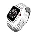 Euler Correa de Repuesto Professional de Acero Inoxidable Compatible con Apple Watch Band para iWatch Series 6 SE 5 4 3(38/40 mm, Plateado)