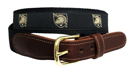 Army West Point Premium Leather Tab Belt
