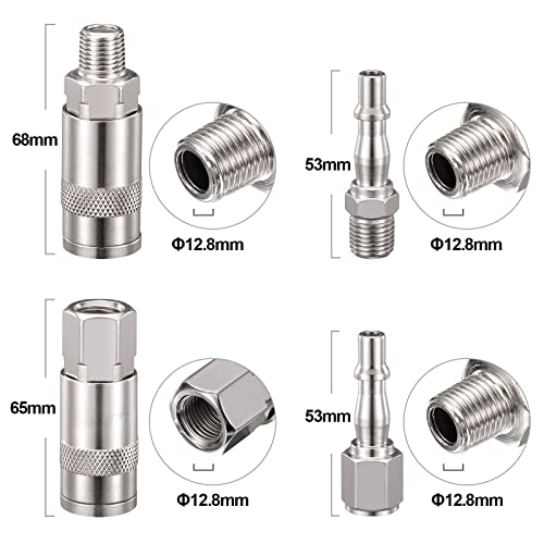 12 Pcs Air Hose Connectors