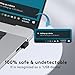 Mouse Jiggler Undetectable Silent Portable USB Mouse Mover Simulator, Auto Random Cursor Movement to Keep PC/Computer Active, Prevent Sleep Mode for Remote Work, Online Classes 1 PCS