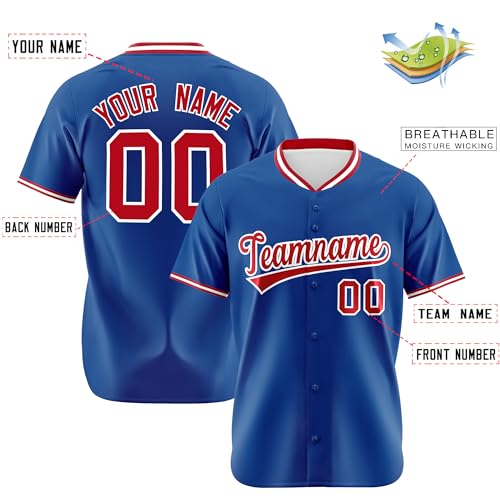 KXK Custom Baseball Jersey Personalized Adult Girls Boys Kids Printed Stitched Team Name Number Sport Short Sleeve Shirt miniatura 2